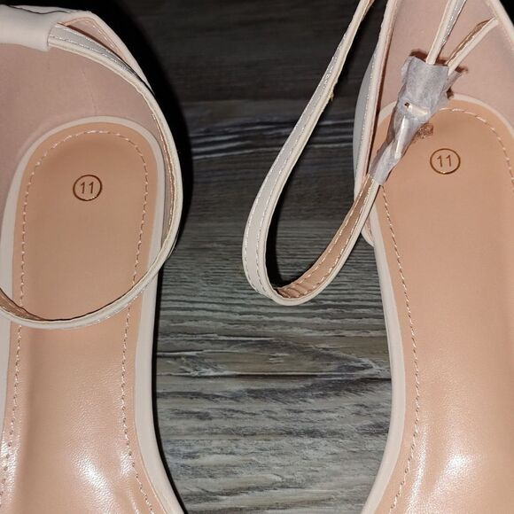 mysoft Women's Open Toe Ankle Strap Low Wedge Sandals Formal  Dress Shoes  Sz 11 - Picture 6 of 9